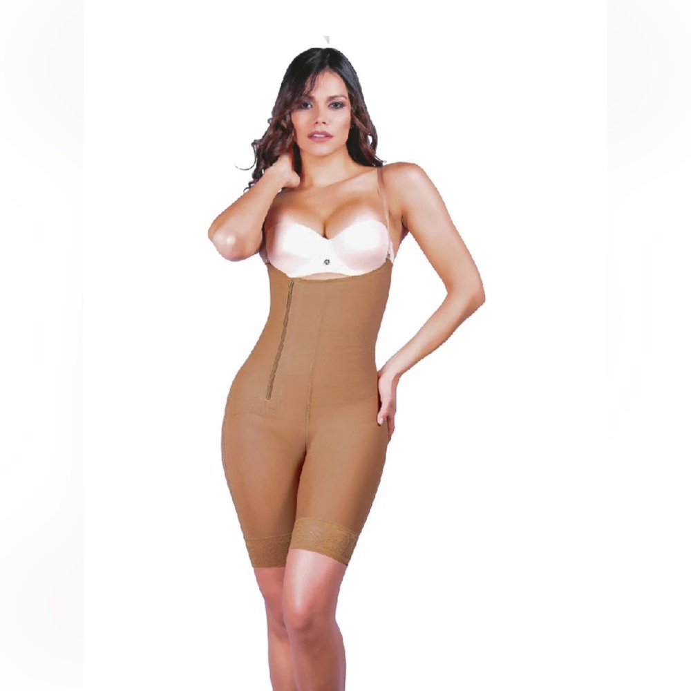 NWOT! Lipo Express Medical Strapless Side Zipper BLACK